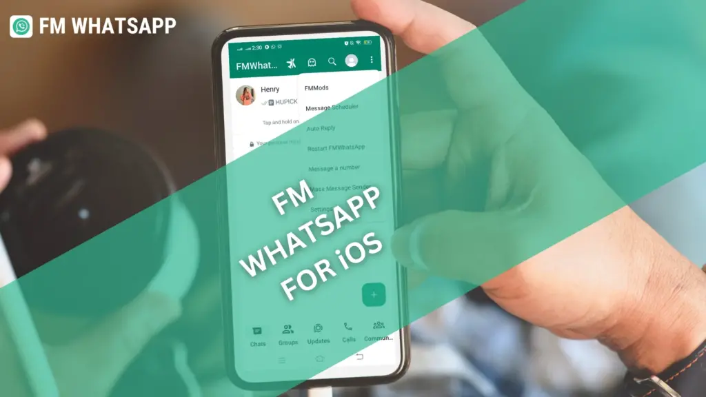 FM Whatsapp for iphone with image