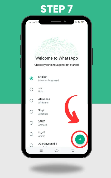 FM WhatsApp APK step 7 of download and installation process of fm whatsapp