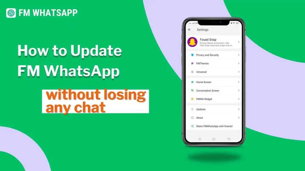 How to Update FM WhatsApp without losing any chat