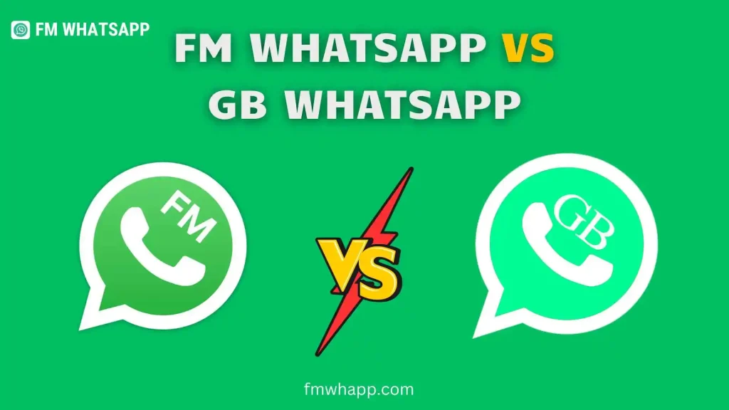 picture of fm whatsapp vs gb whatsapp